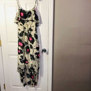 Banana Brand High-Low Spaghetti Strap Dress NWT